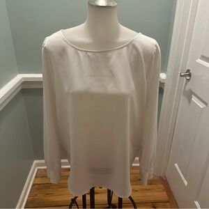 Ann Taylor Classic White Blouse